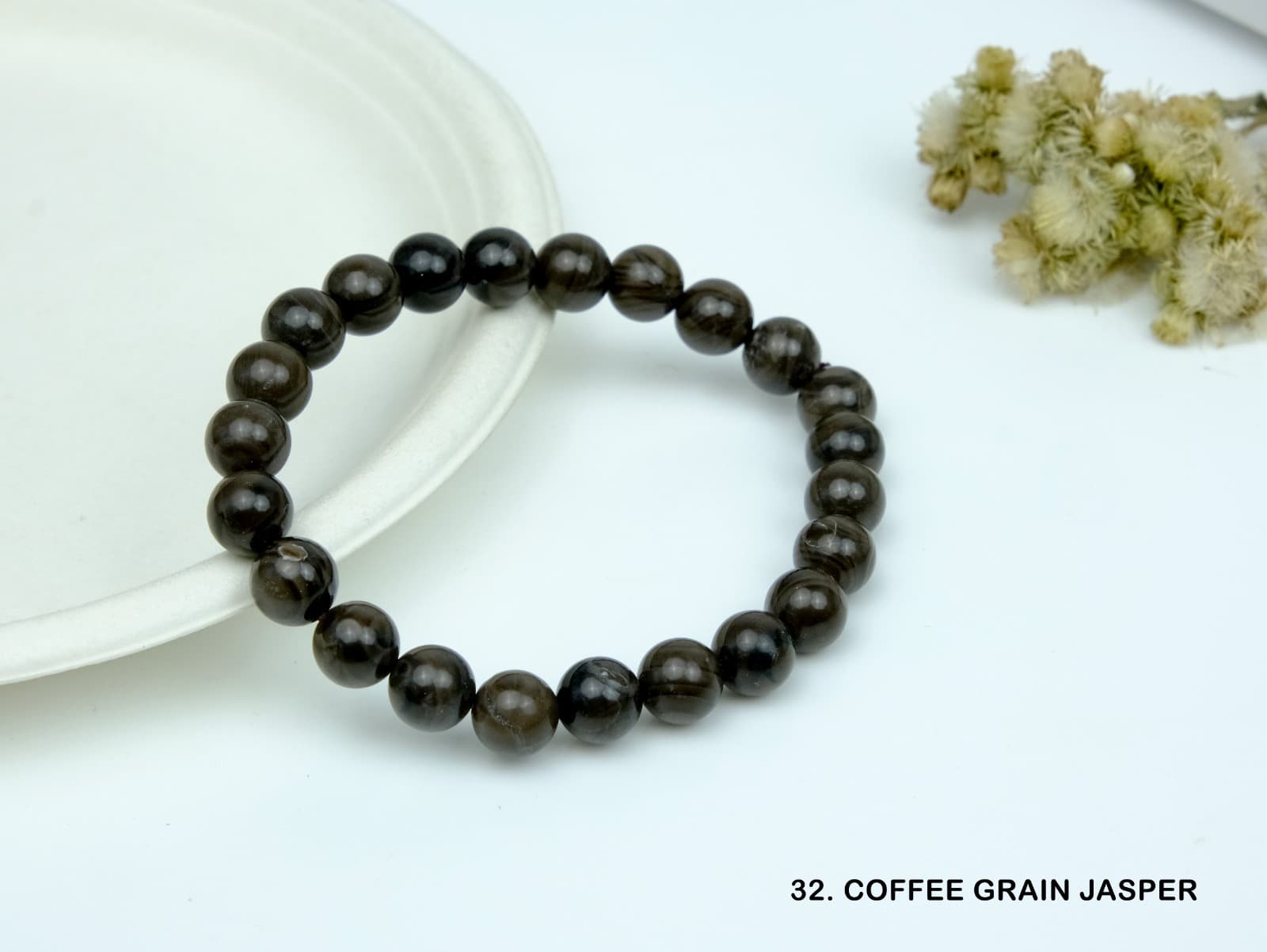 Coffee Grain Jasper Bracelet